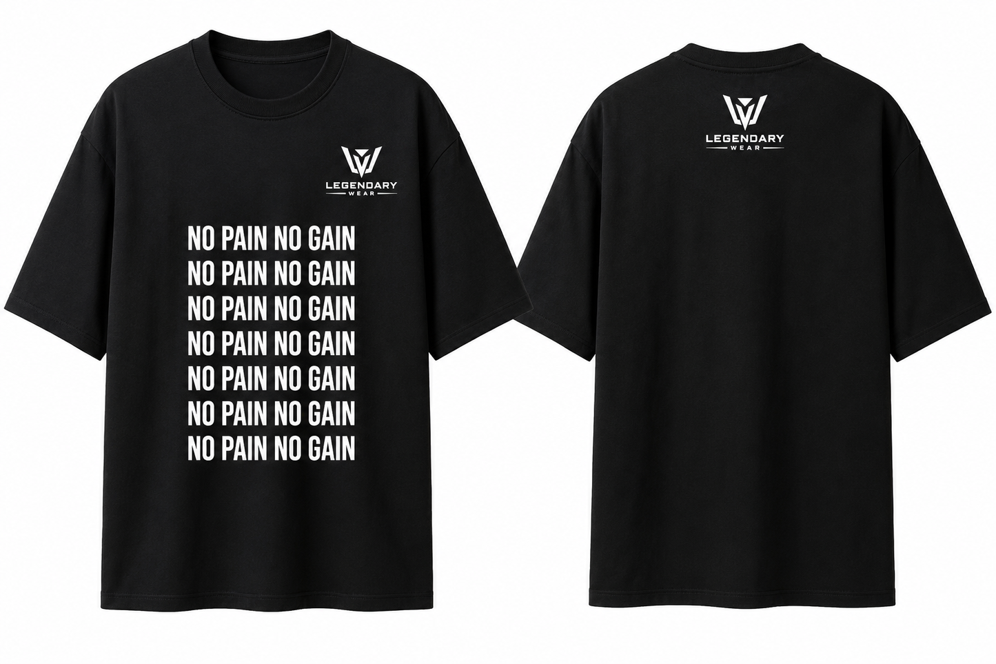 Built Through Pain Oversized T-Shirt
