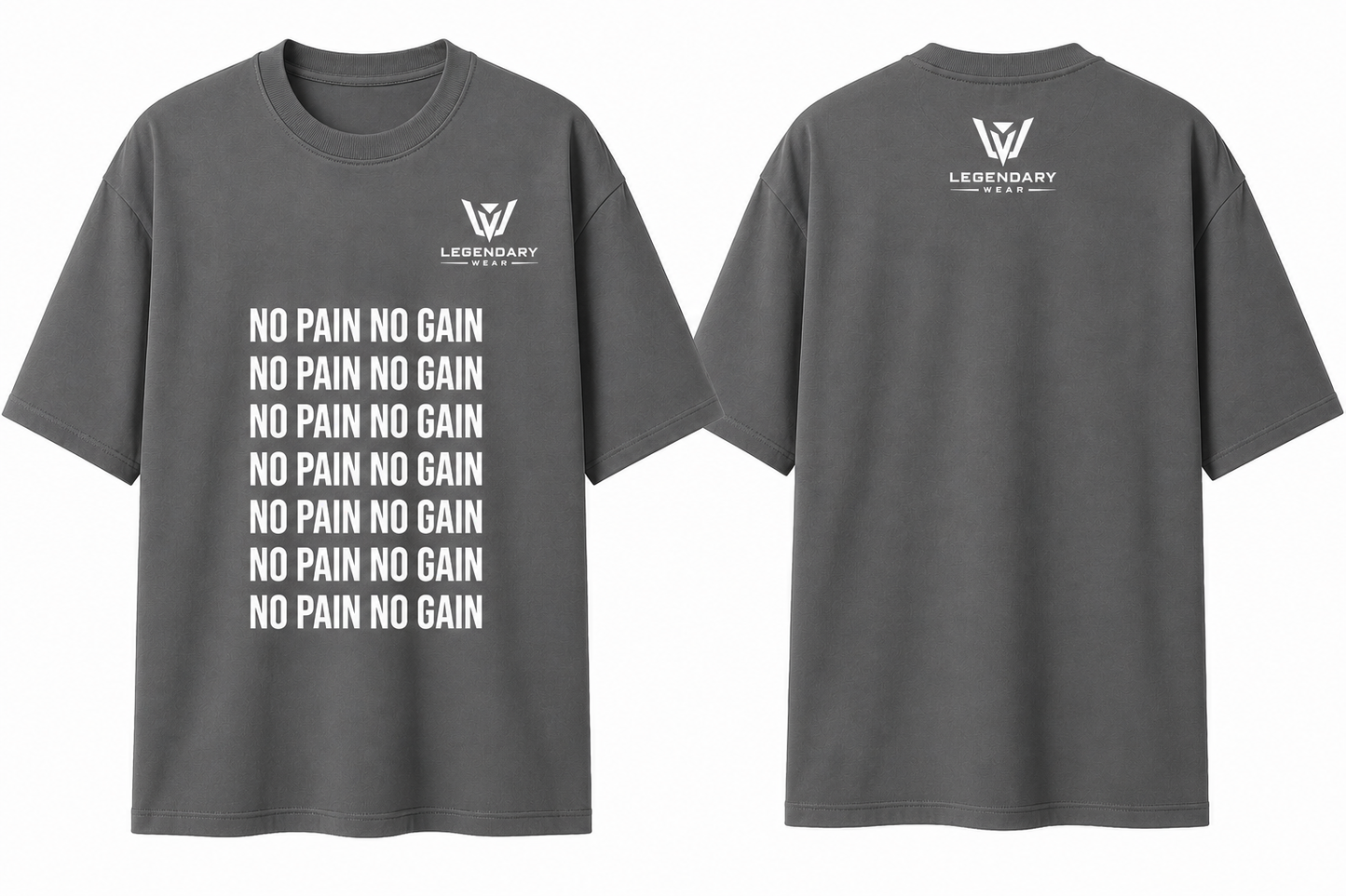 Built Through Pain Oversized T-Shirt