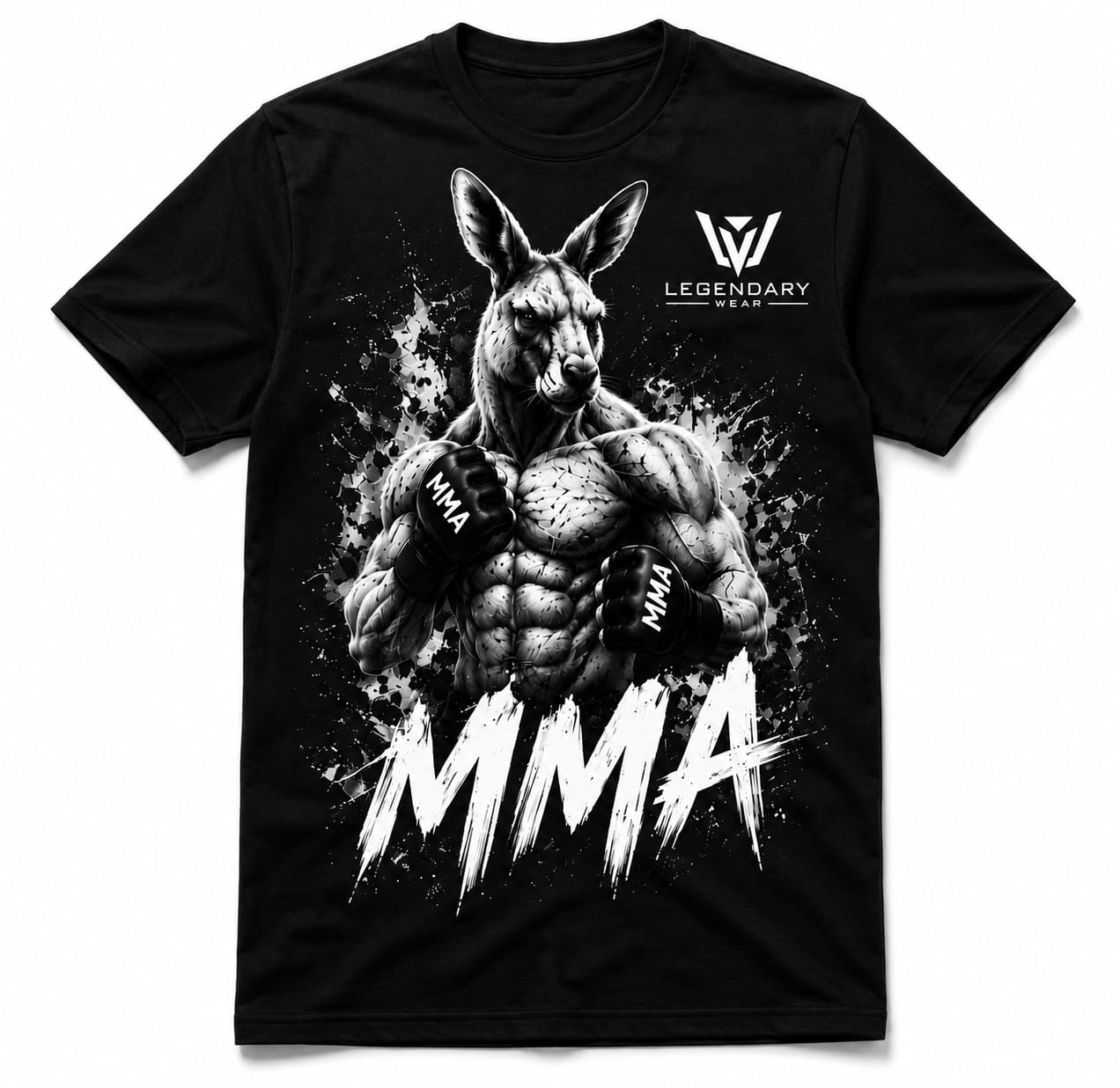 Legendary Wear MMA Kangaroo Oversized T-Shirt | Premium Cotton Streetwear