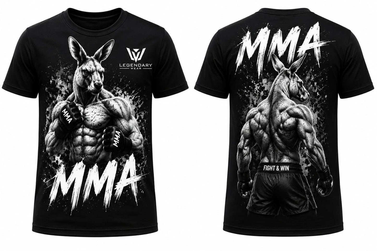 MMA Warrior Oversized T-Shirt | Premium 100% Cotton | Unisex