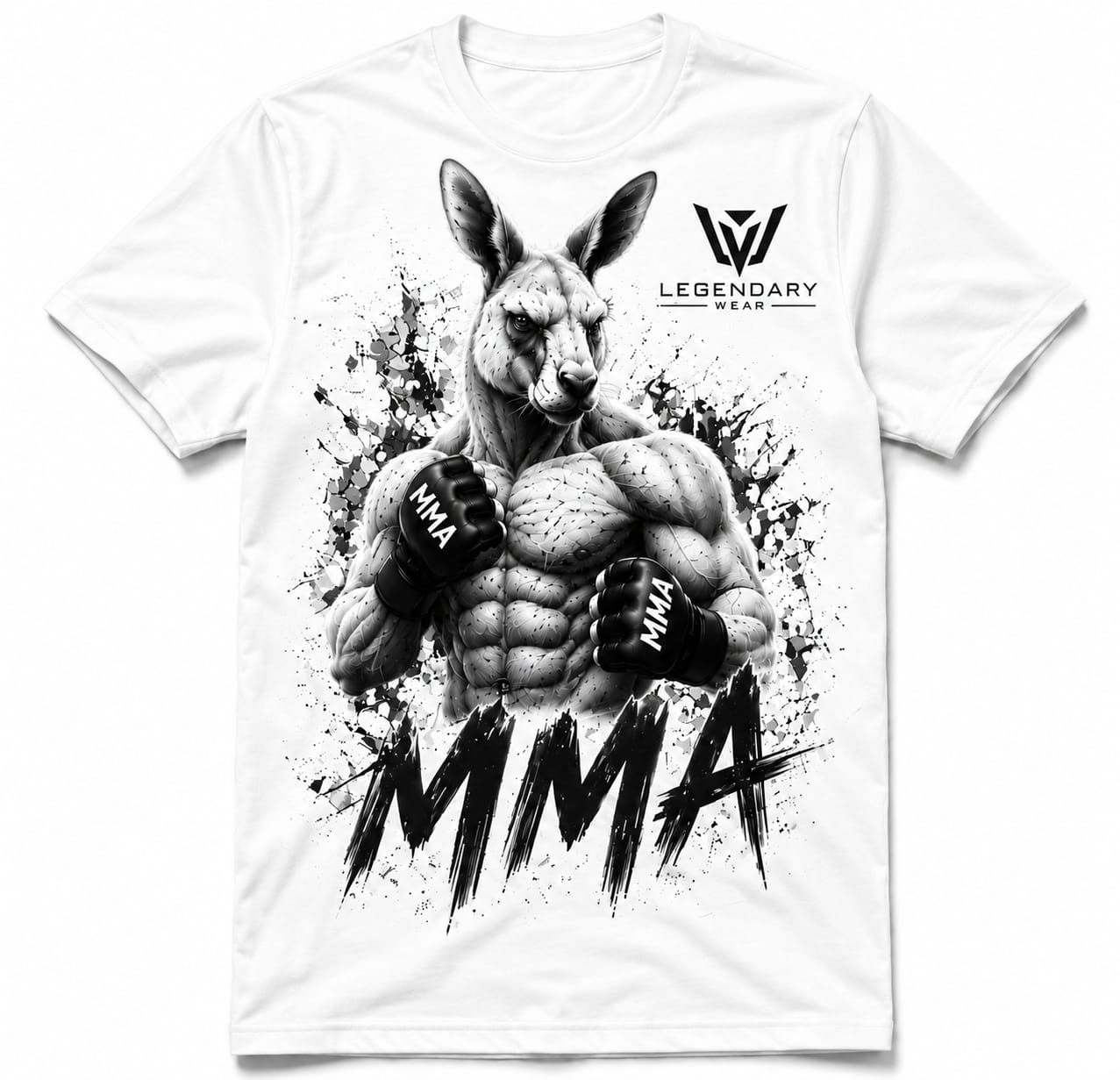 Legendary Wear MMA Kangaroo Oversized T-Shirt | Premium Cotton Streetwear