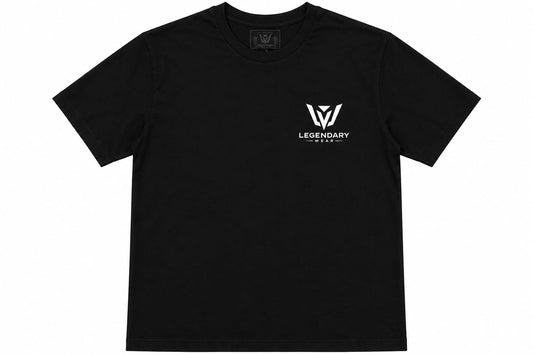Legendary Wear Premium Black Streetwear Oversized T-Shirt.
