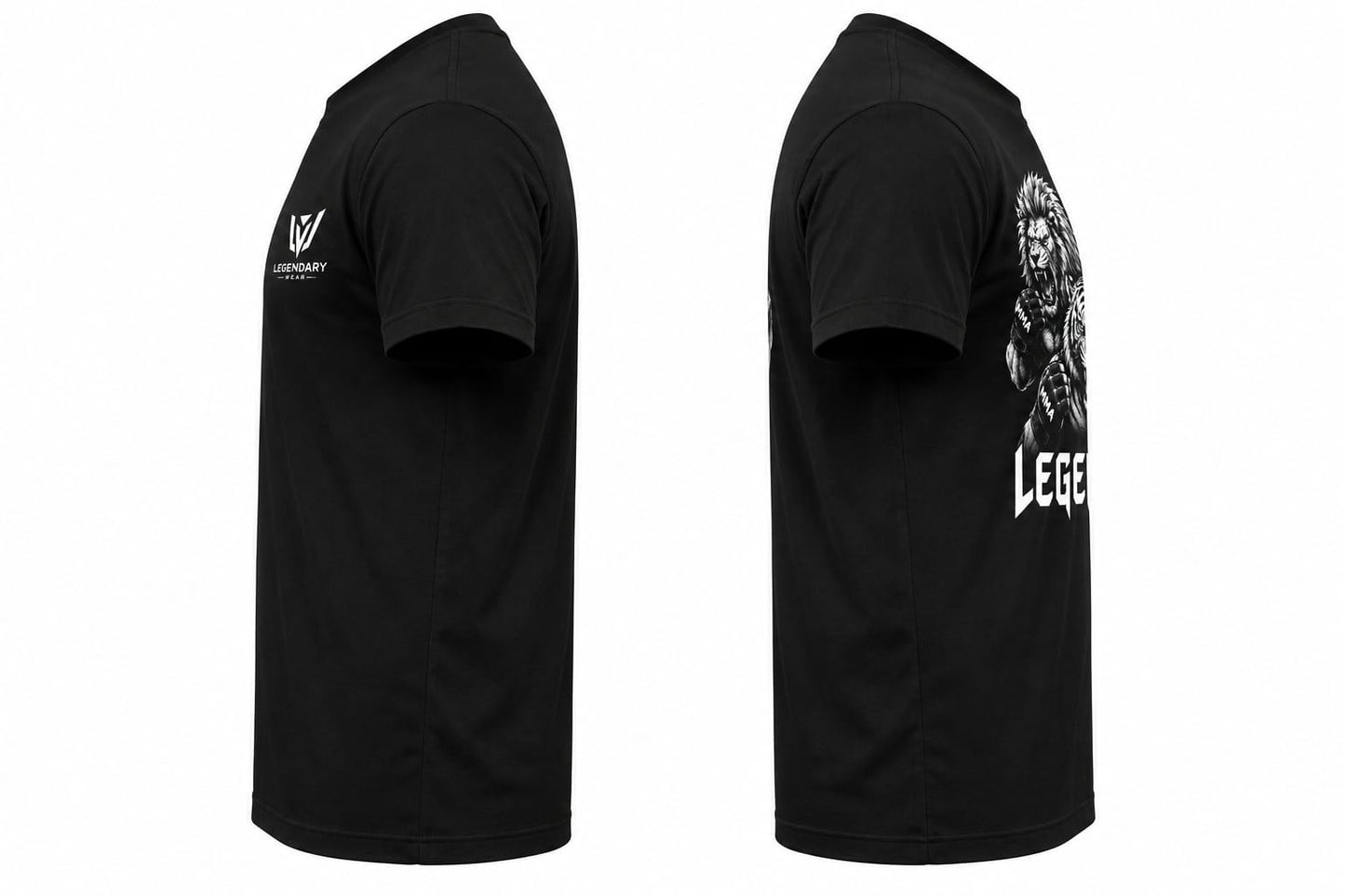 Legendary Wear Premium Black Streetwear Oversized T-Shirt.