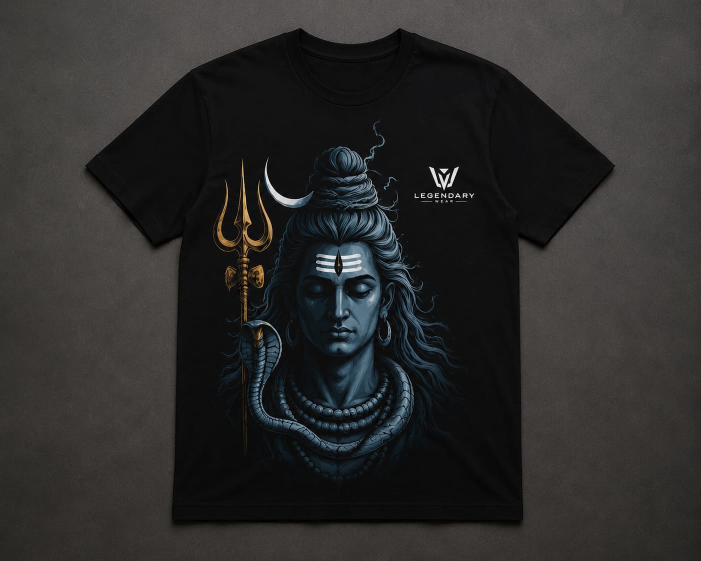 Legendary Wear Premium Shiva Graphic Oversized T-Shirt