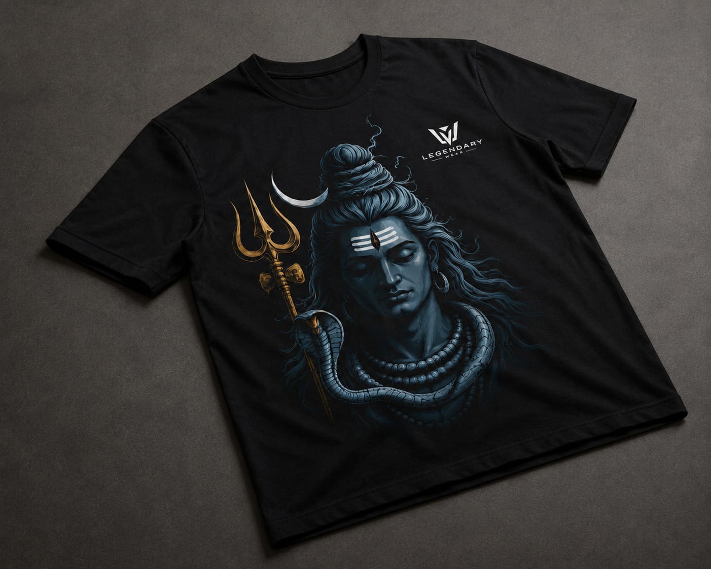 Legendary Wear Premium Shiva Graphic Oversized T-Shirt