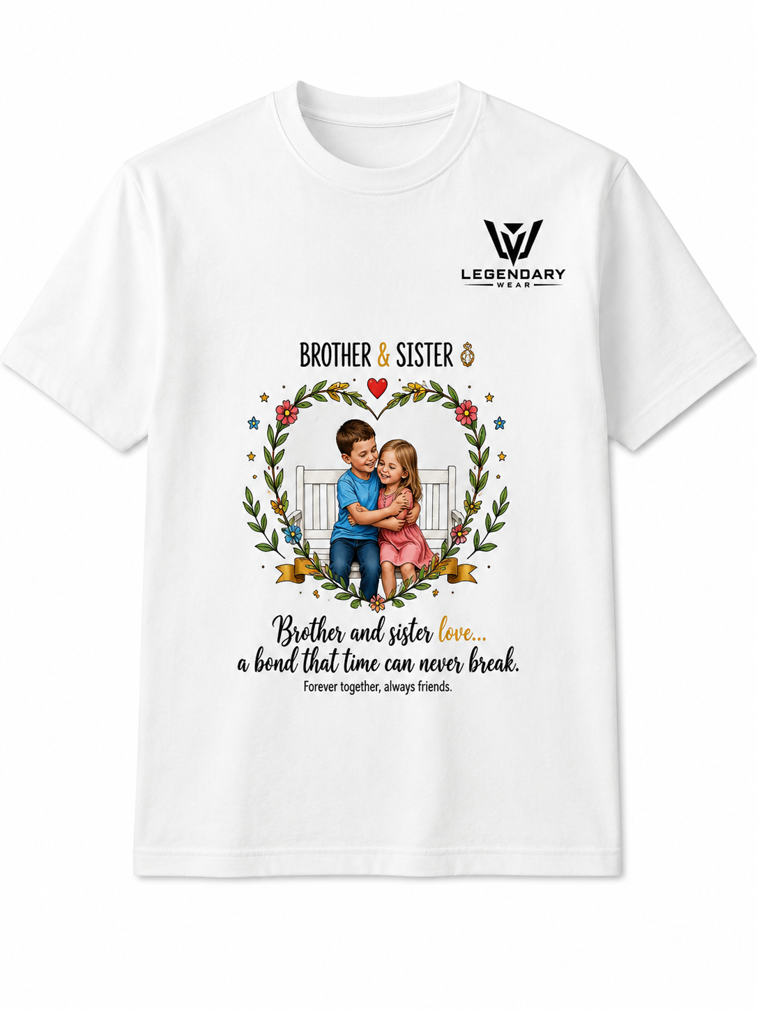 Forever Bond Brother & Sister Oversized T-Shirt