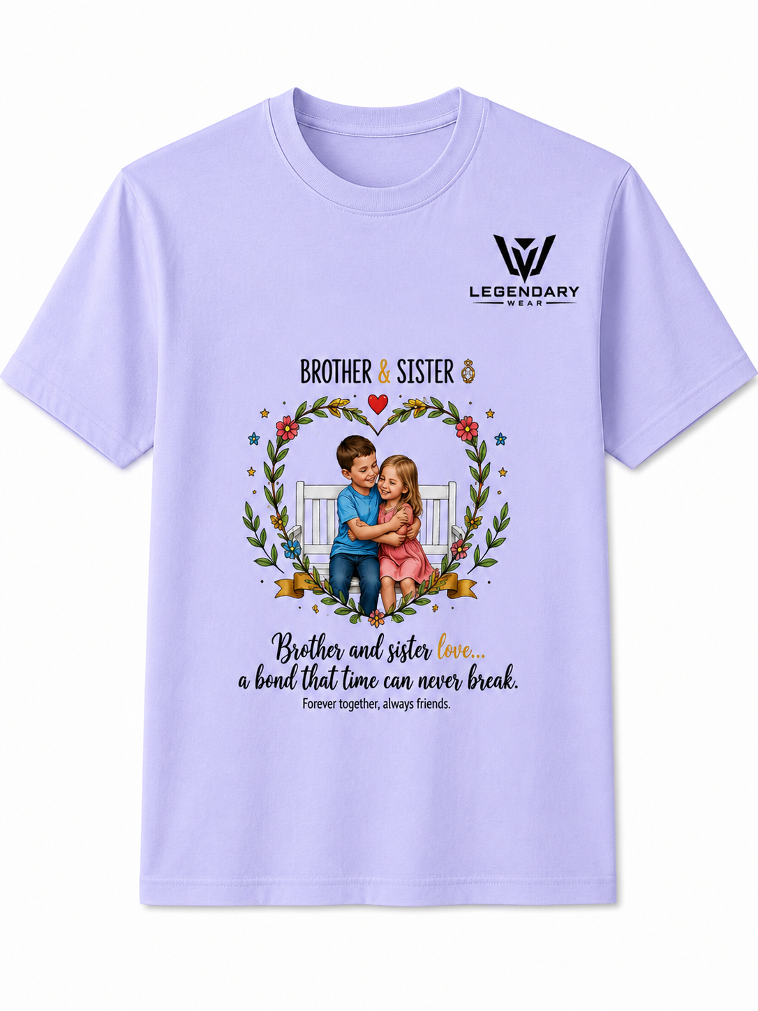 Forever Bond Brother & Sister Oversized T-Shirt