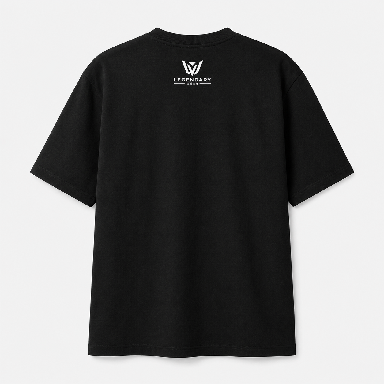 Never Give Up Oversized T-Shirt – Black