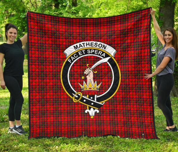 Tartanclans Premium Quilt, Matheson Modern Tartan Quilt