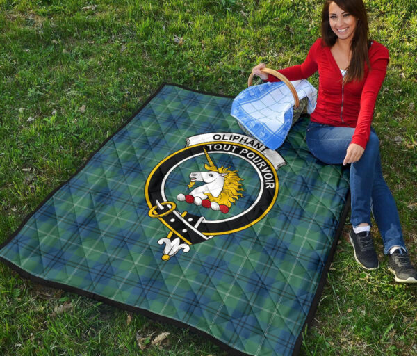 Tartanclans Premium Quilt, Oliphant Ancient Tartan Quilt - Image 2