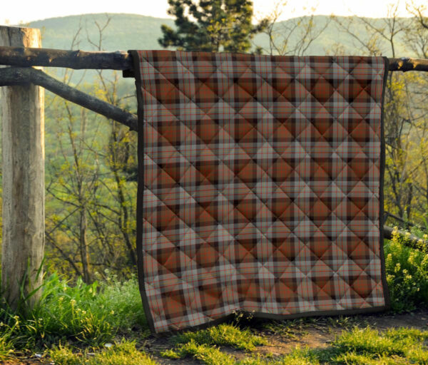 Tartanclans Premium Quilt, Cameron of Erracht Weathered Tartan Quilt - Image 4