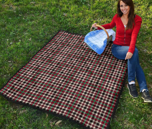 Tartanclans Premium Quilt, Borthwick Dress Ancient Tartan Quilt - Image 2