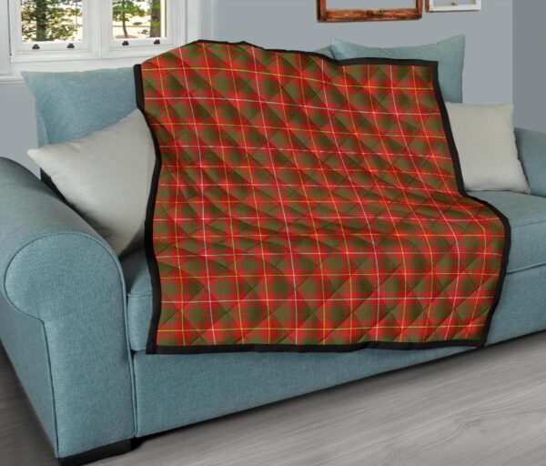 Tartanclans Premium Quilt, Bruce Modern Tartan Quilt - Image 9