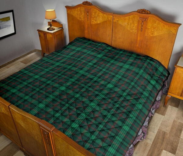 Tartanclans Premium Quilt, Ross Hunting Modern Tartan Quilt - Image 10