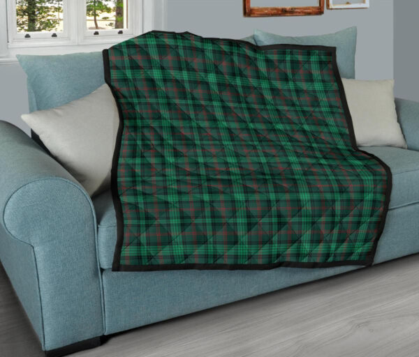 Tartanclans Premium Quilt, Ross Hunting Modern Tartan Quilt - Image 9