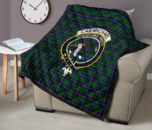 Tartanclans Premium Quilt, Carmichael Modern Tartan Quilt - Image 7