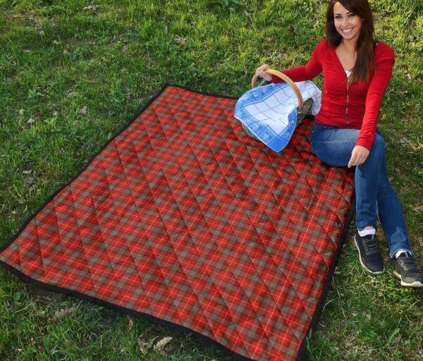 Tartanclans Premium Quilt, Fraser Weathered Tartan Quilt - Image 2