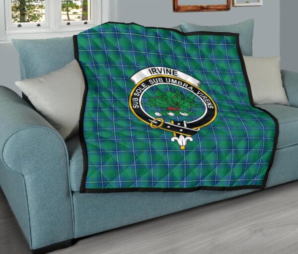 Tartanclans Premium Quilt, Irvine Ancient Tartan Quilt - Image 9