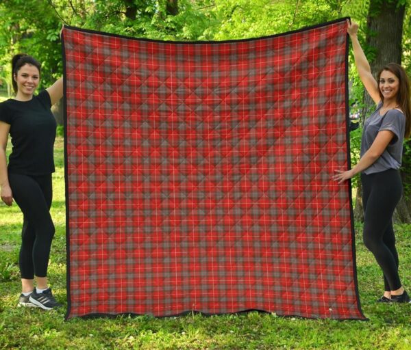 Tartanclans Premium Quilt, Fraser Weathered Tartan Quilt