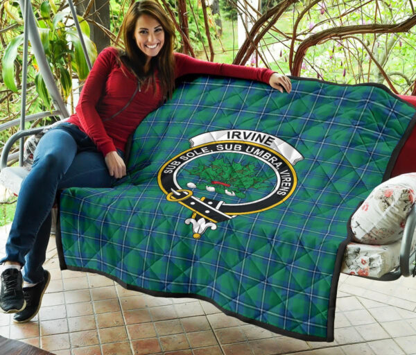 Tartanclans Premium Quilt, Irvine Ancient Tartan Quilt - Image 3