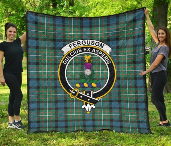 Tartanclans Premium Quilt, FERGUSON ANCIENT Tartan Quilt