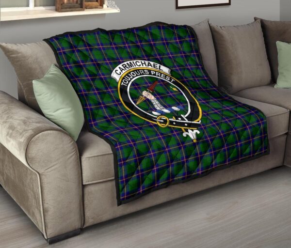 Tartanclans Premium Quilt, Carmichael Modern Tartan Quilt - Image 6