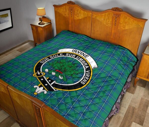 Tartanclans Premium Quilt, Irvine Ancient Tartan Quilt - Image 10