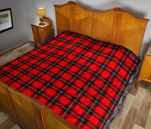 Tartanclans Premium Quilt, Ramsay Modern Tartan Quilt - Image 10