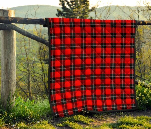 Tartanclans Premium Quilt, Ramsay Modern Tartan Quilt - Image 4