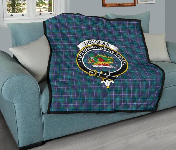 Tartanclans Premium Quilt, Douglas Modern Tartan Quilt - Image 9