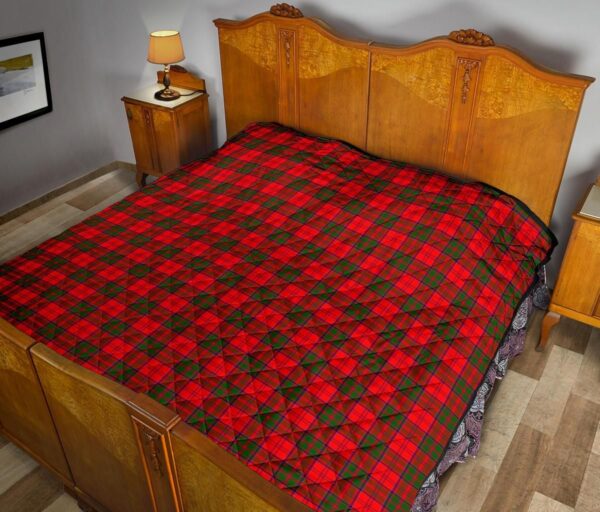 Tartanclans Premium Quilt, Grant Modern Tartan Quilt - Image 10