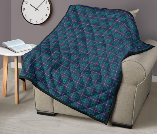 Tartanclans Premium Quilt, Douglas Modern Tartan Quilt - Image 7