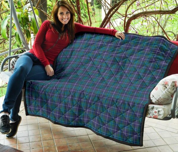 Tartanclans Premium Quilt, Douglas Modern Tartan Quilt - Image 3