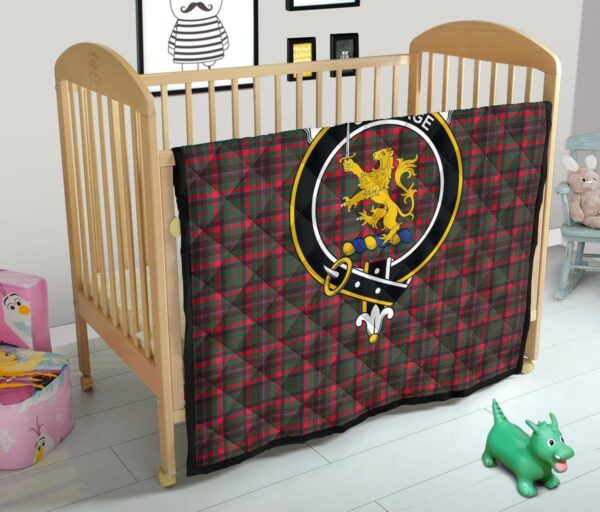 Tartanclans Premium Quilt, Cumming Hunting Modern Tartan Quilt - Image 11