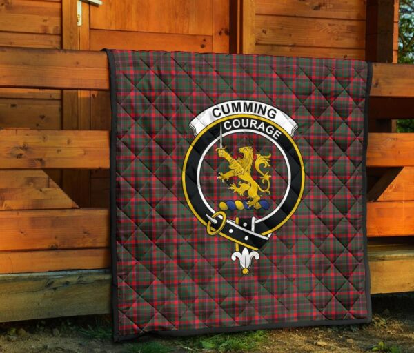 Tartanclans Premium Quilt, Cumming Hunting Modern Tartan Quilt - Image 5