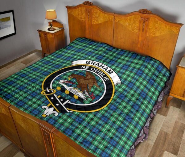 Tartanclans Premium Quilt, Graham of Montrose Ancient Tartan Quilt - Image 10