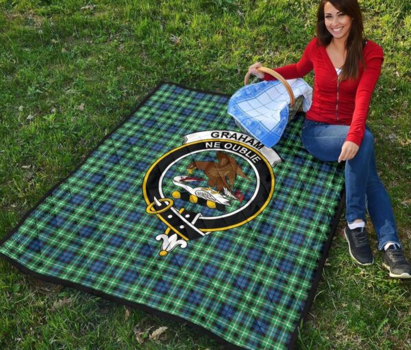 Tartanclans Premium Quilt, Graham of Montrose Ancient Tartan Quilt - Image 2