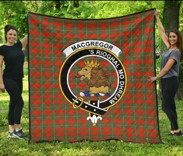 Tartanclans Premium Quilt, Macgregor Tartan Quilt