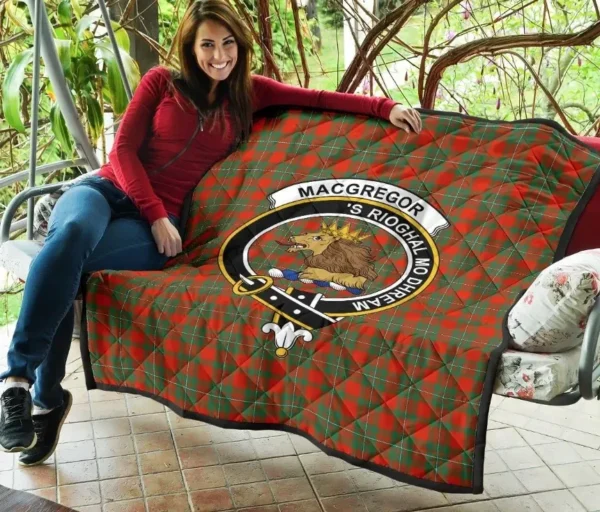 Tartanclans Premium Quilt, Macgregor Tartan Quilt - Image 4