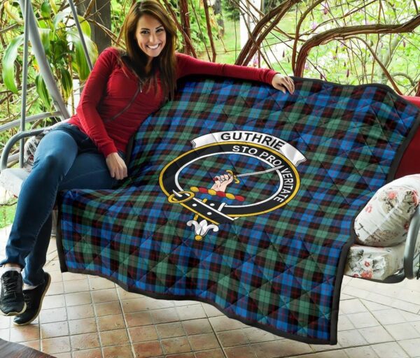 Tartanclans Premium Quilt, Guthrie Ancient Tartan Quilt - Image 3