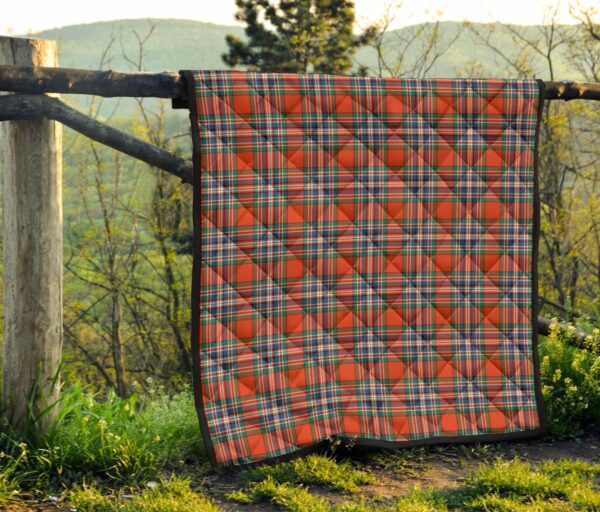 Tartanclans Premium Quilt, MacFarlane Ancient Tartan Quilt - Image 4