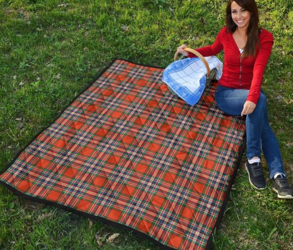 Tartanclans Premium Quilt, MacFarlane Ancient Tartan Quilt - Image 2