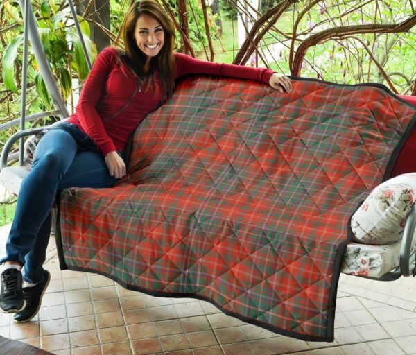 Tartanclans Premium Quilt, MacDougall Ancient Tartan Quilt - Image 3