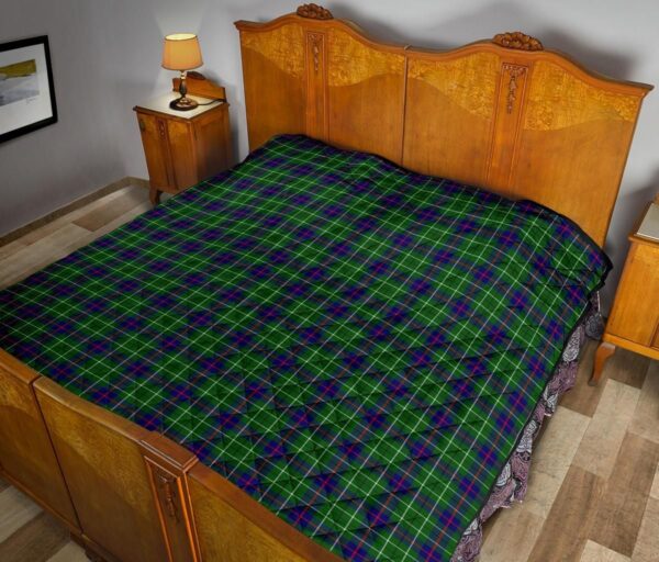 Tartanclans Premium Quilt, Duncan Modern Tartan Quilt - Image 10