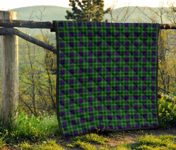 Tartanclans Premium Quilt, Duncan Modern Tartan Quilt - Image 4