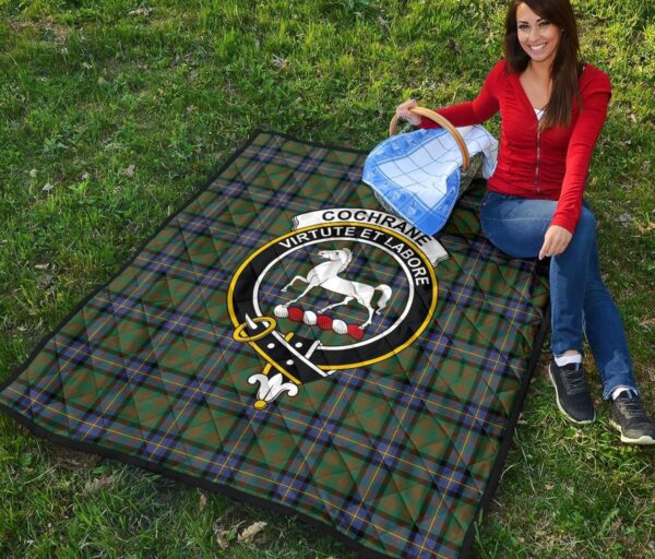 Tartanclans Premium Quilt, Cochrane Ancient Tartan Quilt - Image 2