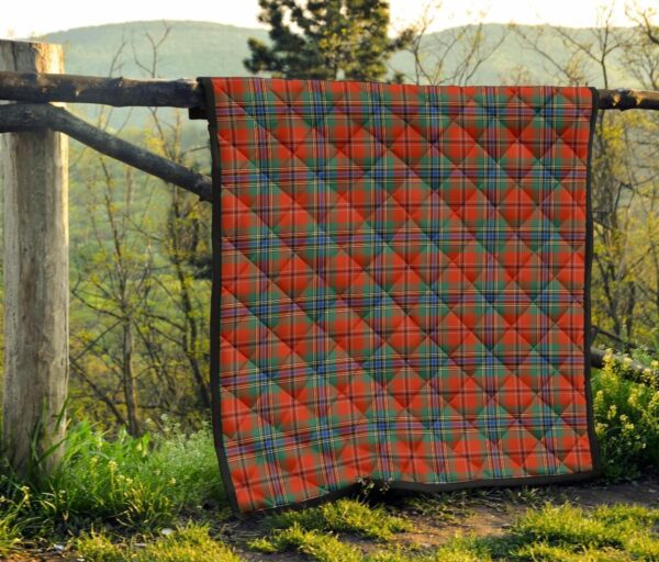 Tartanclans Premium Quilt, MacLean of Duart Ancient Tartan Quilt - Image 4