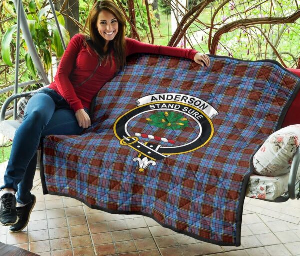 Tartanclans Premium Quilt, Anderson Modern Tartan Quilt - Image 3