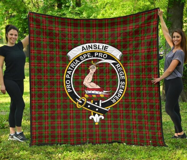 Tartanclans Premium Quilt, Ainslie Tartan Quilt