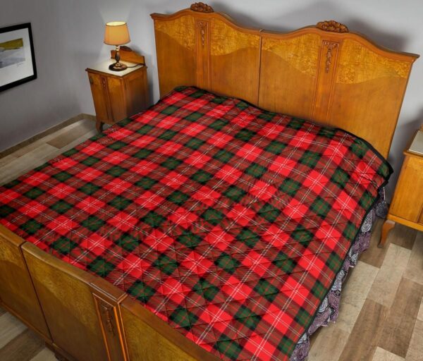 Tartanclans Premium Quilt, Nesbitt Modern Tartan Quilt - Image 10